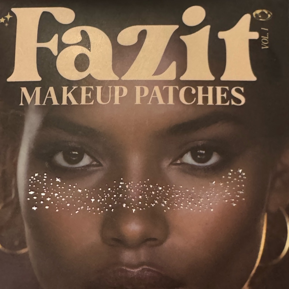Fazit Silver Glitter Freckle Makeup Patches